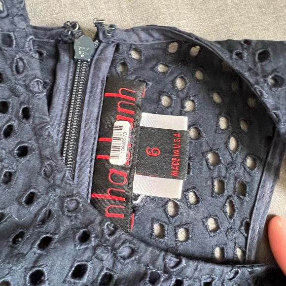 Nha Khanh Navy Bell Dress size 6 - Picture 7 of 7